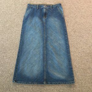 Ralph Lauren Long Denim Skirt - 10
